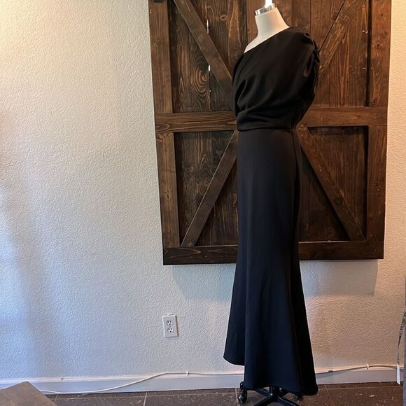 Elegant Sleeveless Off Shoulder Bodycon Long Formal Party Evening Dress - Picture 6 of 14